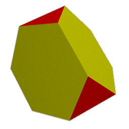 ray traced image of the truncated tetrahedron (02)