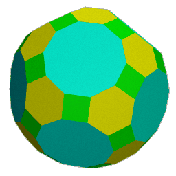ray traced image of the truncated icosidodecahedron (28)