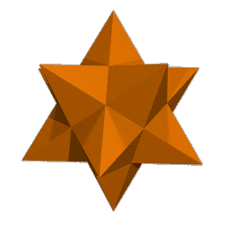 ray traced image of the small stellated dodecahedron (34)