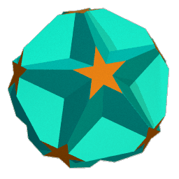 ray traced image of the truncated great dodecahedron (37)