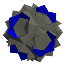 ray traced image of the small stellated truncated dodecahedron (58)