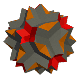 ray traced image of the great dodecicosidodecahedron (61)