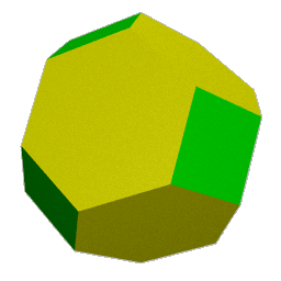 ray traced image of the truncated octahedron (08)