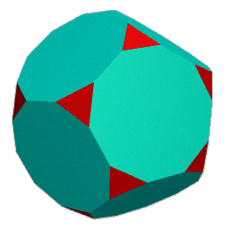 ray traced image of the truncated dodecahedron (26)
