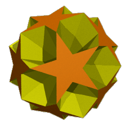 ray traced image of the small dodecahemicosahedron (62)