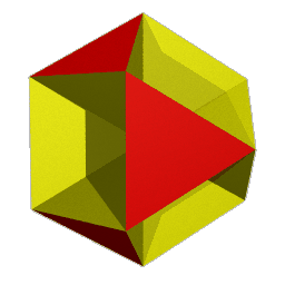 ray traced image of the octahemioctahedron (03)