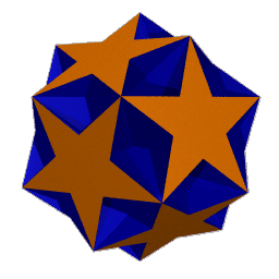 ray traced image of the ditrigonal dodecadodecahedron (41)
