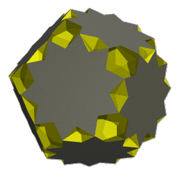 ray traced image of the great dodecicosahedron (63)