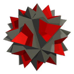 ray traced image of the great stellated truncated dodecahedron (66)