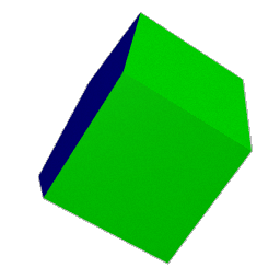 ray traced image of the pentagonal prism (76)